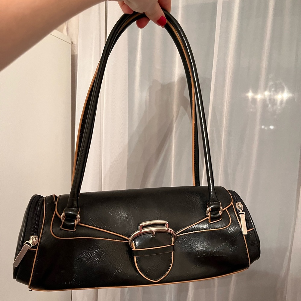 SASCH vintage black buckle bag